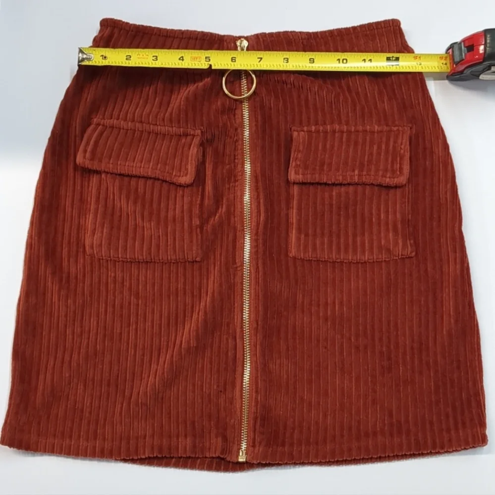 Derek Heart Corduroy Mini Skirt - Picture 3 of 6
